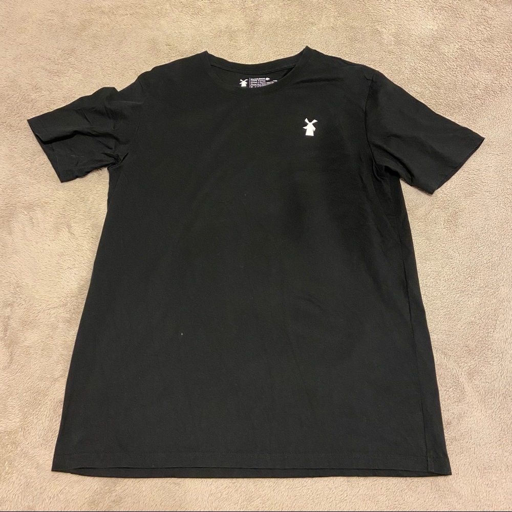 XL Black Dutch Bros T-Shirt w/ windmill, never worn